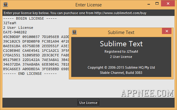 sublime text serial key